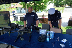 policyjny piknik na Wyspie Młyńskiej