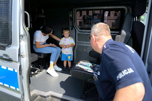 policyjny piknik na Wyspie Młyńskiej