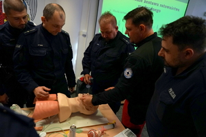 policjanci szkolą się