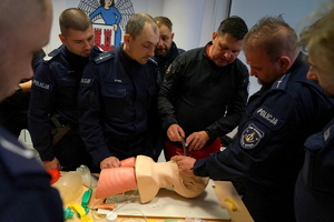 policjanci szkolą się