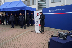 Uroczyste przekazanie pojazdów służbowych